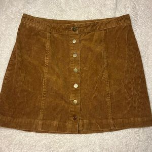 🤎Charlotte Russe Corduroy Mini Skirt